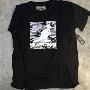 Kangol Black Graphic T-Shirt for Men
